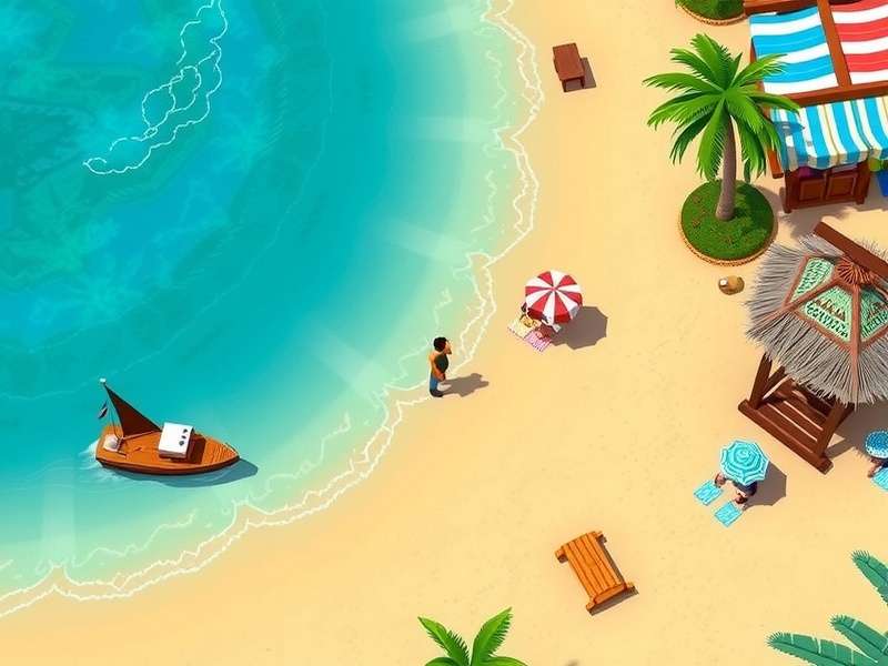Beachfront Topaz Haven Deluxe Gameplay Screenshot